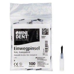 PINCEAU JETABLE OMNI TRANSPAR ENT NOIR FIN PA 100