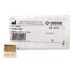 MIRA POST N°2 L 12MM OR  X6 HAGER & WERGEN REF 355989