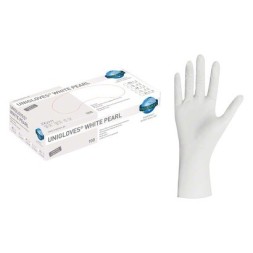 GANTS BLANCS NON POUDRES X100 T.M NITRILES UNIGLOVES 2803