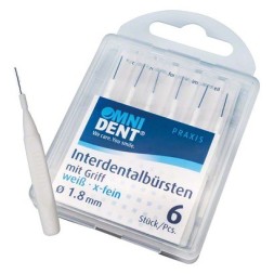 BROSSES INTERDENTAIRES OMNI A VEC MANCHE BLANC XFIN PA 6