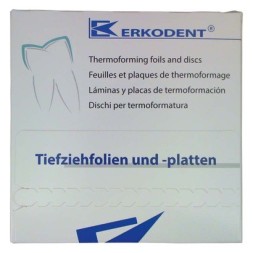 ERKOFLEX BLEACH 1MM REF581810 ERKODENT CARRE 125 X 125 MM