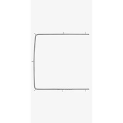 CADRE A DIGUE METAL LARGE 140X140MM MEDESY 5552