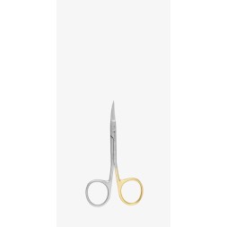 CISEAU IRIS COURBE BLACK115 MM