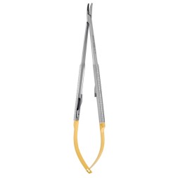 PORTE AIGUILLE CASTROVIEJO COURBE 18CM HU FRIEDY NH5024RC