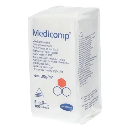 COMPRESSE MEDICOMP 5 X 5 STER 