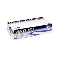 GANTS VINYLE POUDRES  7/8 BTE DE 100 MEDISTOCK