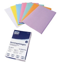 PROTECTION FOND PLATEAUX X250 28X18CM ORANGE OMNIDENT 91954