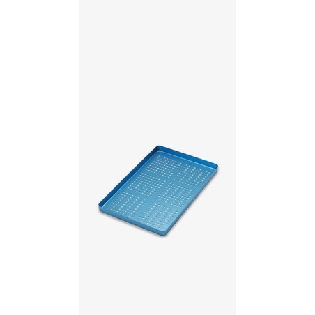 PLATEAU ALU 180X140X15MM BLEU