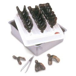 PORTE-EMPREINTES POLYCARBONATE COFFRET DE 24 BMS REF 8 03-24