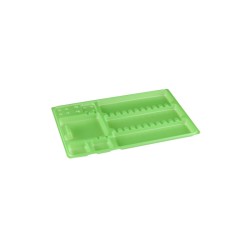 PLATEAUX JETABLES 14X18CM AVEC COMPARTIMENT
