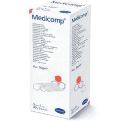 COMPRESSES STÉRILES NON TISSÉES MEDICOM 5X5 4 PLIS