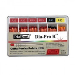 POINTES GUTTA DIA-PRO ASSORTIS X60 DIADENT ML 164-691