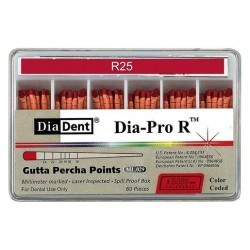 POINTES GUTTA DIA-PRO R 25 X60 DIADENT ML164-605