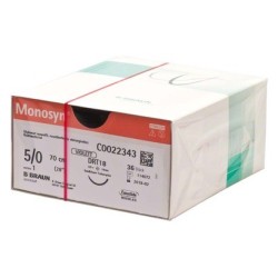 FIL MONOSYN VIOLET 5-0 70CM DRT18 X36 REF C0022343