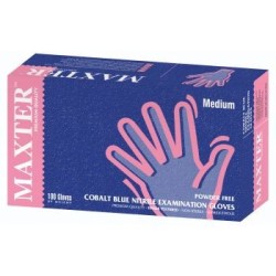 GANTS NITRILE BLEUS MAXTER  LARGE PAR 200 REF 28564