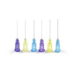 ENDONEEDLE HUA EN G27 JAUNE  X100 0.40X25MM 27G YELLOW