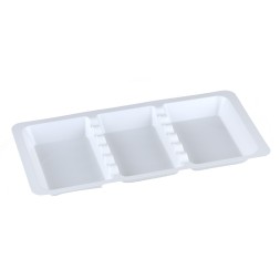 PLATEAUX 10X21CM COMPARTIMENTÉES