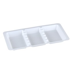 PLATEAUX 10X21CM COMPARTIMENTÉES