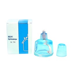 LAMPE À ALCOOL EN VERRE