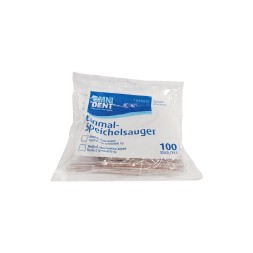 POMPES A SALIVE 12.5CM TRANSP