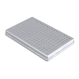 COUVERCLE INOX PERFORES 18X28