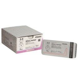 FILS VICRYL RAPIDE ETHICON 3/0 75CM 24MM