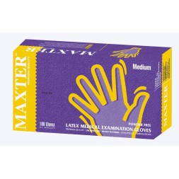 GANTS LATEX BLANCS MAXTER TAILLE M X100