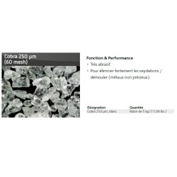 OXYDE D'ALUMMINIUM COBRA 250µM 5KG