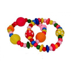 JOUETS BRACELETS PERLE EN BOIS PAR 60 LOISIRS DISTRIBUTION