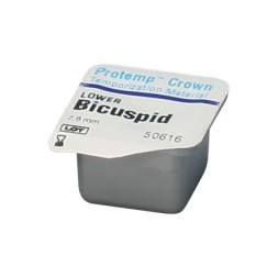 3M™ Protemp™ Crown 50616 Couronne provisoire composite, Prémolaire Mandibulaire 