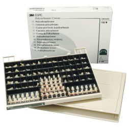 3M™ Couronnes provisoires en polycarbonate  pour dents antérieures et prémolaires, coffret C-180 