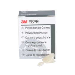 3M™ Couronnes provisoires en polycarbonate  pour dents antérieures et prémolaires, P-16 