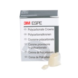 3M™ Couronnes provisoires en polycarbonate  pour dents antérieures et prémolaires, P-50