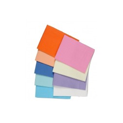 SERVIETTES PLASTIFIEES BLEUES