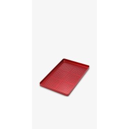 PLATEAU ALU ROUGE 180x140x15MM 